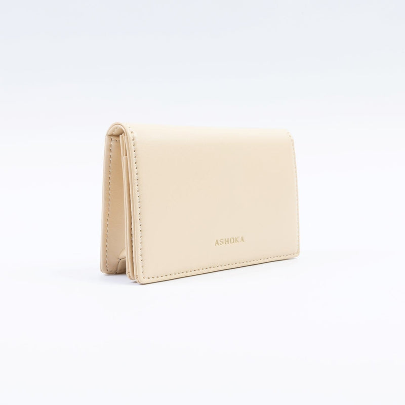 ASHOKA Paris Petit Porte-Monnaie Bambou Sable