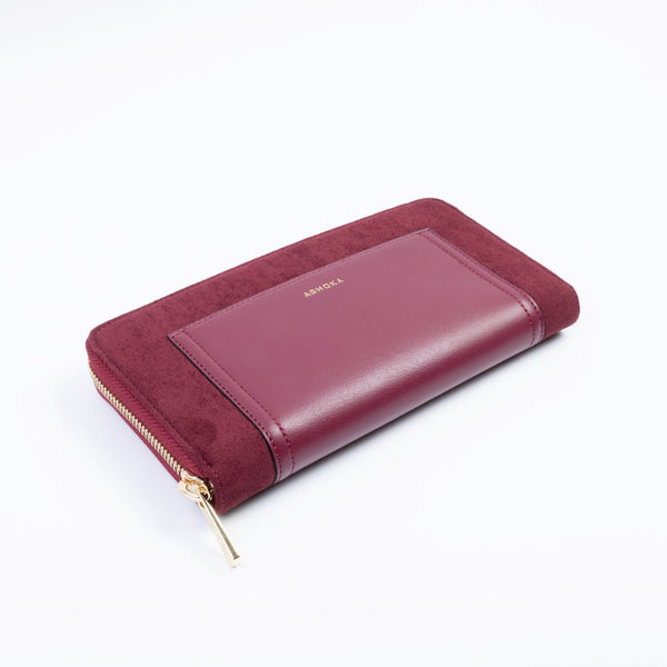 ASHOKA Paris Portefeuille-Compagnon Oxymore Uppeal™ Bordeaux