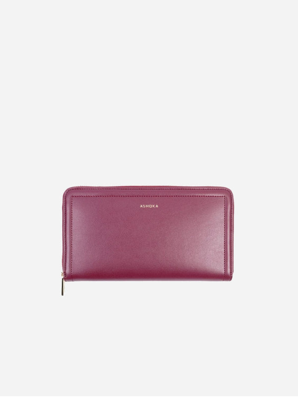 ASHOKA Paris Portefeuille-Compagnon Couture Uppeal™ Bordeaux