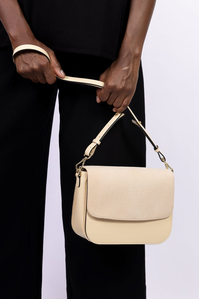 ASHOKA Paris Sac Brigitte Oxymore Bambou Sable