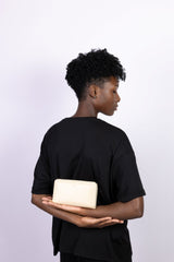 Immaculate Vegan - ASHOKA Paris Portefeuille-Compagnon Couture Bambou Sable