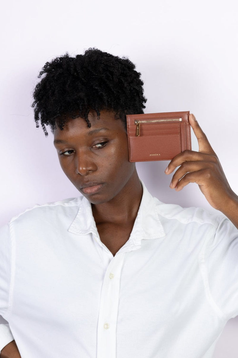 ASHOKA Paris Porte-Cartes Zippé Uppeal™ Camel