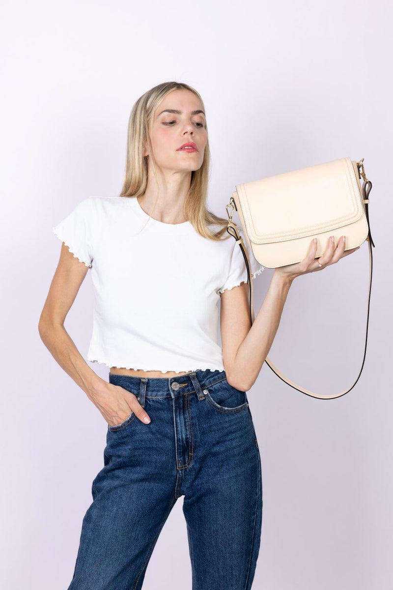 ASHOKA Paris Sac Brigitte Couture Bambou Sable