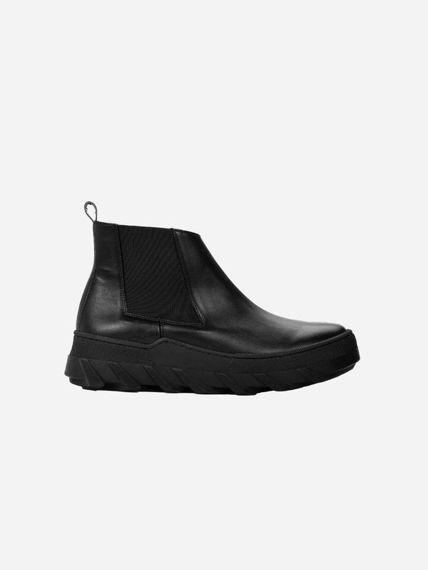 Bohema Tiger Women's Corn Leather Vegan Chelsea Boots | Black