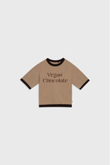 Immaculate Vegan - New Orchard Vegan Chocolate Organic Cotton T-Shirt | Brown