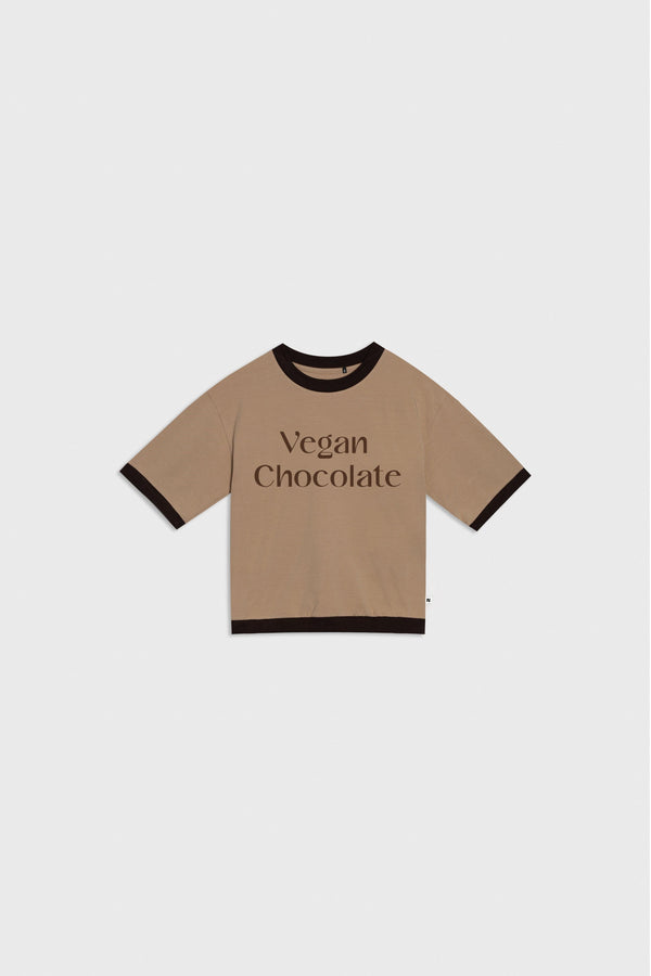 New Orchard Vegan Chocolate Organic Cotton T-Shirt | Brown