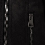 Immaculate Vegan - Eloquere Rockstar Vegan Suede Biker Jacket | Black