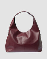 Immaculate Vegan - Bohema Bohema Grape Leather Vegan Slouchy Tote Bag | Burgundy