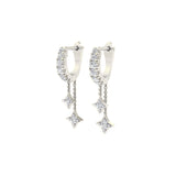 Immaculate Vegan - Illuminess™ Mini Sterling Silver Shooting Star Huggies | Silver