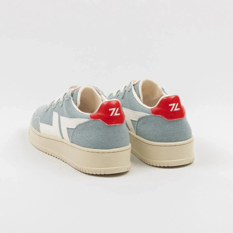 Zeta Shoes Beta B4 Women's Vegan PET Canvas Sneakers | Azul