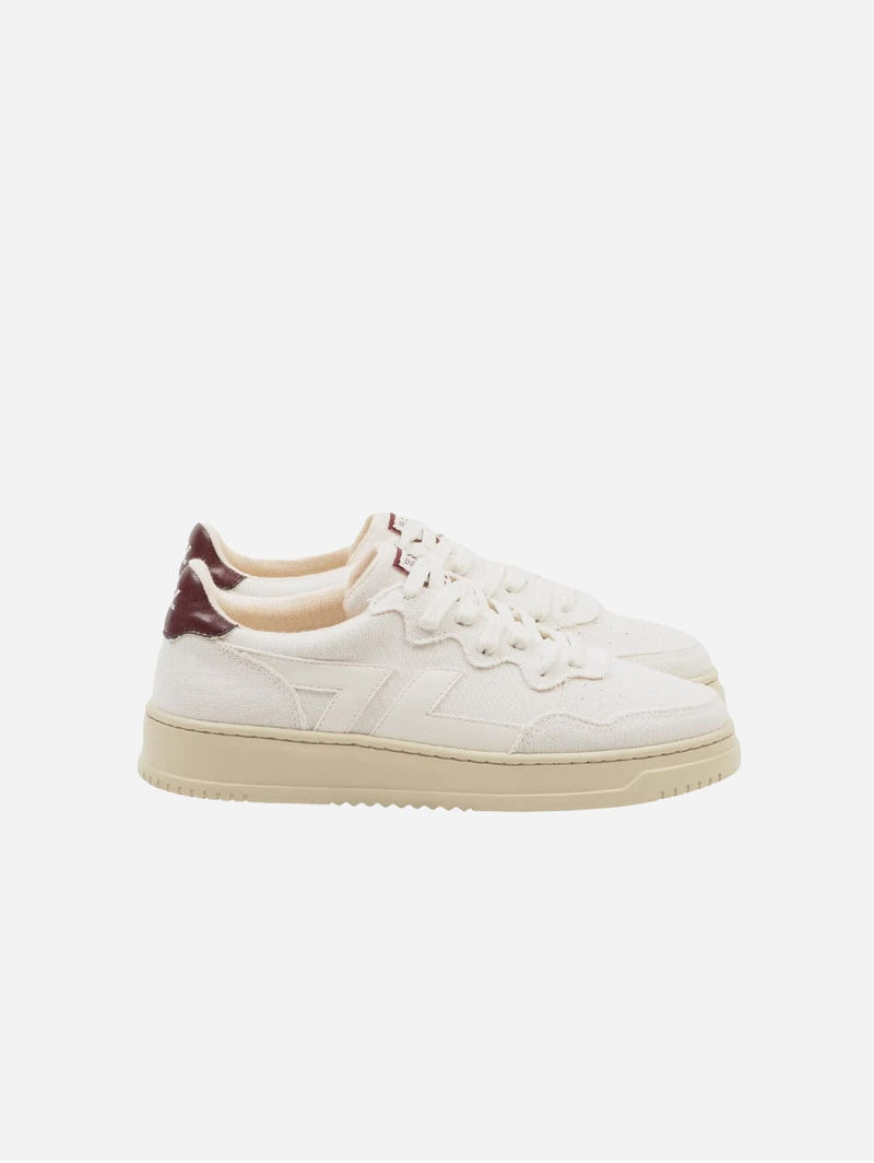 Zeta Shoes Beta B4 Women's Vegan PET Canvas Sneakers | White