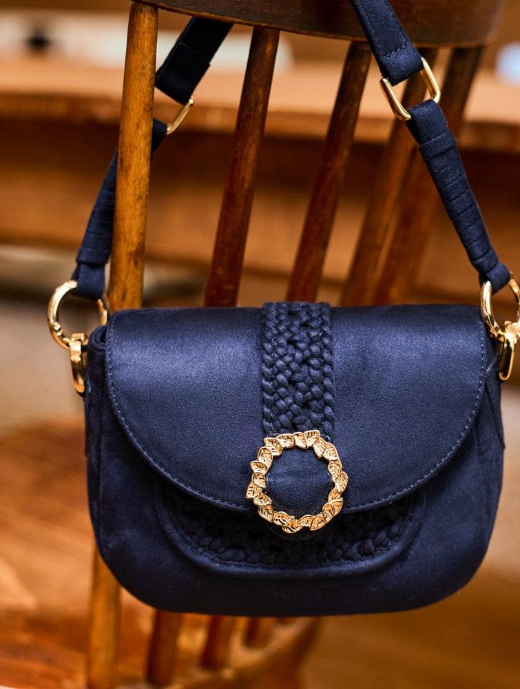 Minuit sur Terre Mira Bleu Minuit Tressé