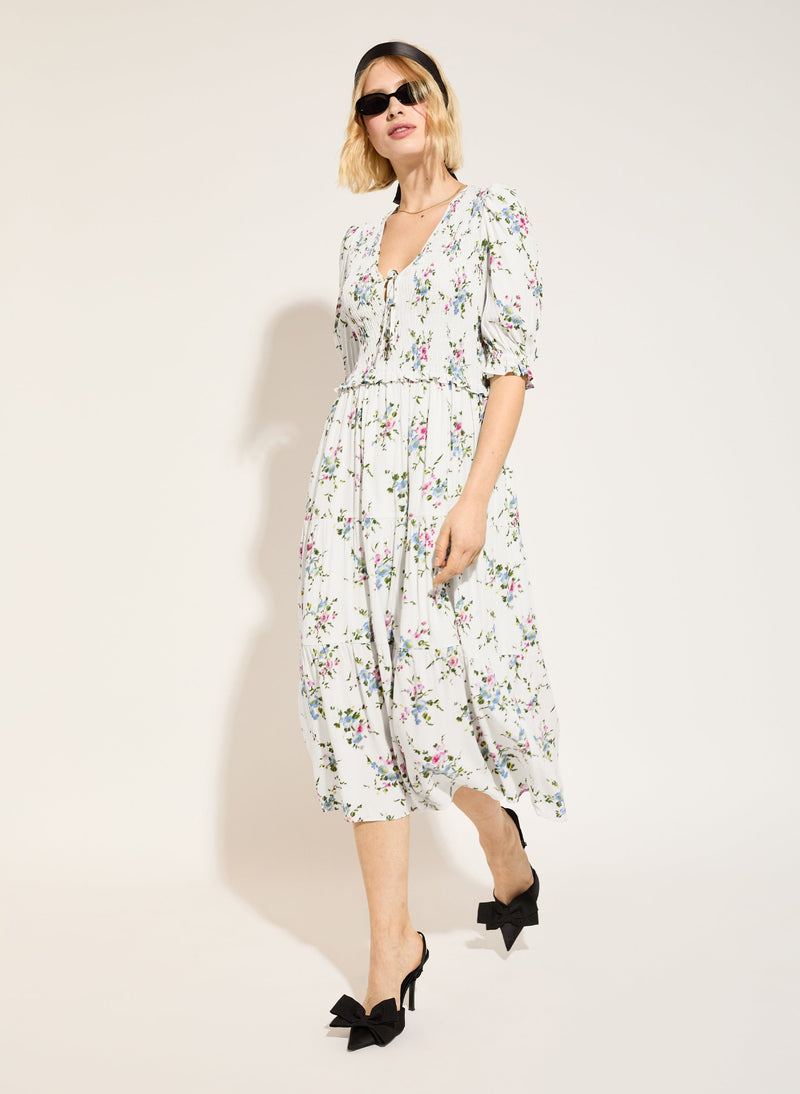 Baukjen Melania Smock Midi Dress