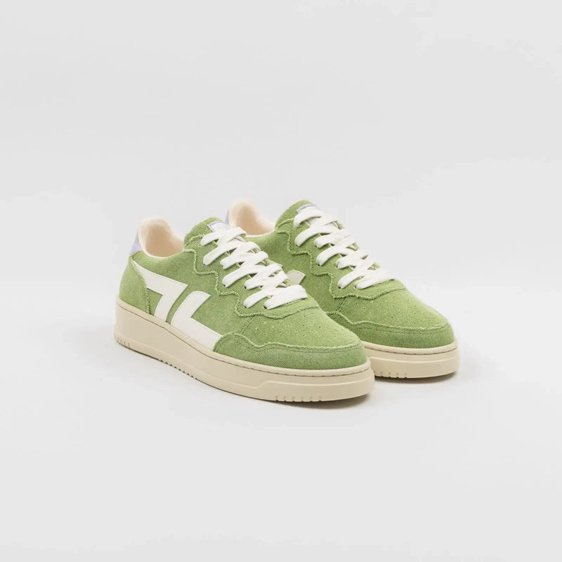 Zeta Shoes Beta B4 Women's Vegan PET Canvas Sneakers | Green