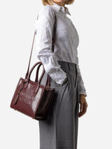 Immaculate Vegan - Miomojo Alima Deluxe Tote M - Ruby (Apple-based)