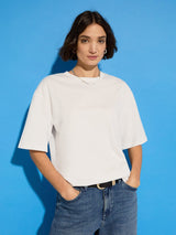 Immaculate Vegan - Alana Organic Cotton Relaxed Tee | Pure White