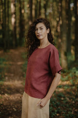 Immaculate Vegan - AmourLinen Porto Linen Top | Multiple Colours