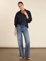 Immaculate Vegan - Baukjen Marta Organic Cotton Stretch Wide Leg Jeans | Blue