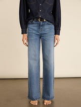 Immaculate Vegan - Baukjen Marta Organic Cotton Stretch Wide Leg Jeans | Blue