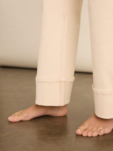 Immaculate Vegan - Baukjen Helen Organic Cotton Stretch Turn Up Jeans | Ecru