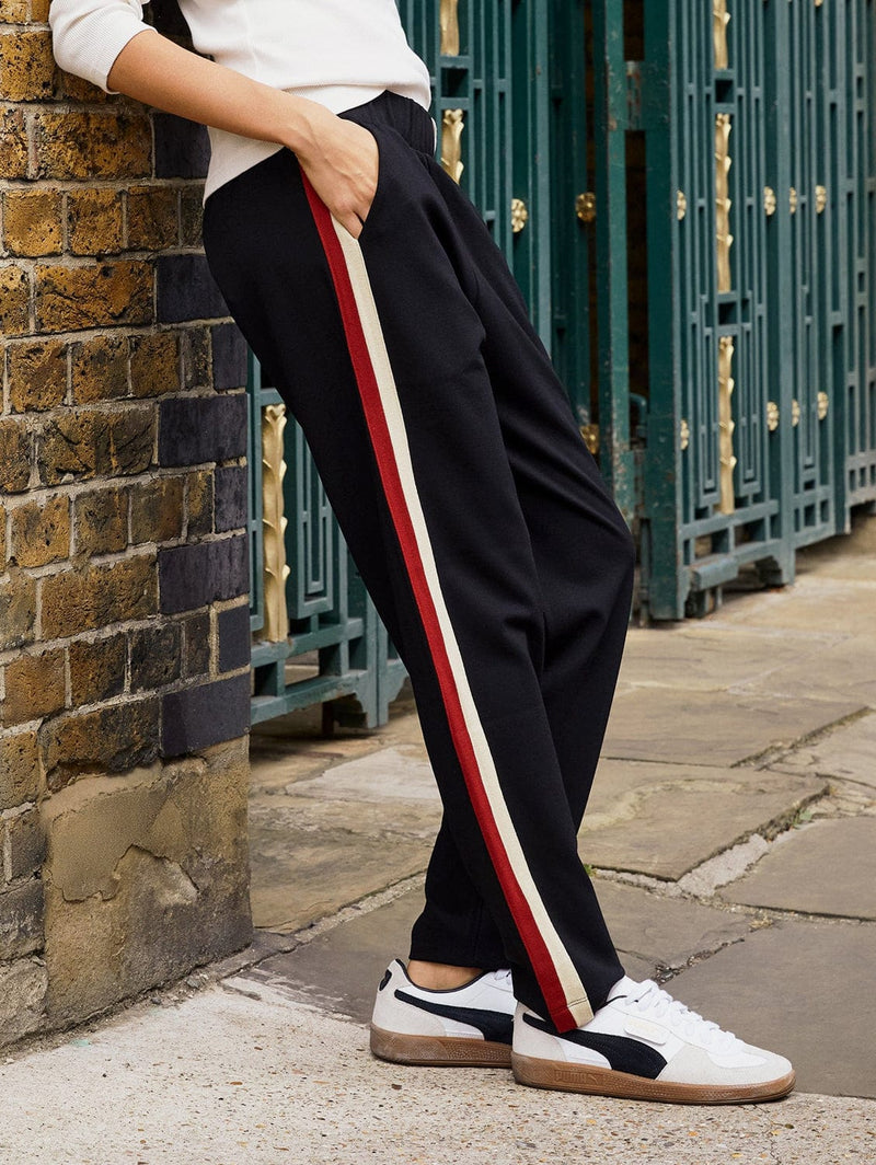 Baukjen Jay Side Stripe Tapered Trousers