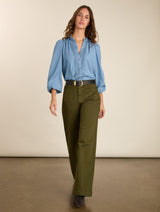 Immaculate Vegan - Baukjen Robyn Organic Cotton Stretch Jeans | Olive