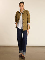 Immaculate Vegan - Baukjen Nicola Organic Cotton Stripe Shirt | Blue