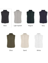 Immaculate Vegan - Women's Recycled Light Vegan Puffer Gilet | Multiple Colours