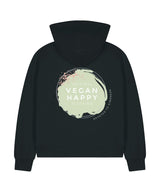 Immaculate Vegan - VEGAN Happy Vegan Stella Ida New Original Vegan Happy Women's Zipped Sweatshirt