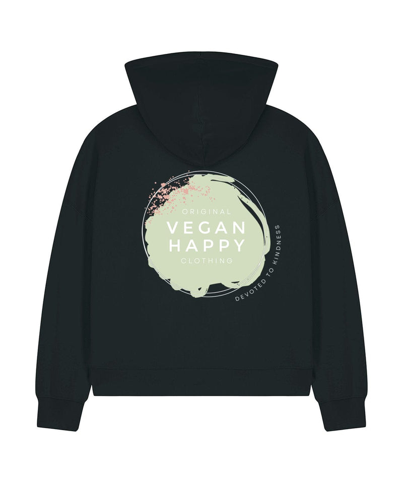 VEGAN Happy Vegan Stella Ida New Original Vegan Happy Women's Zipped Sweatshirt