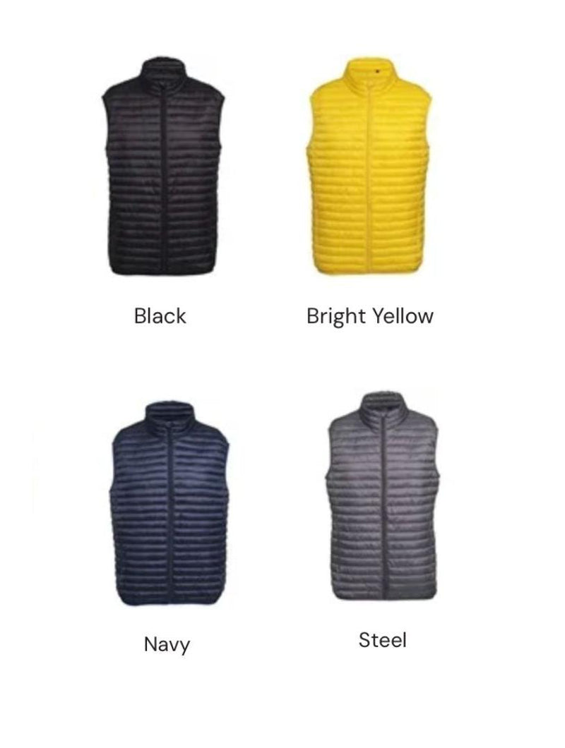 Men's Tribe Fineline Vegan Padded Gilet | Multiple Colours
