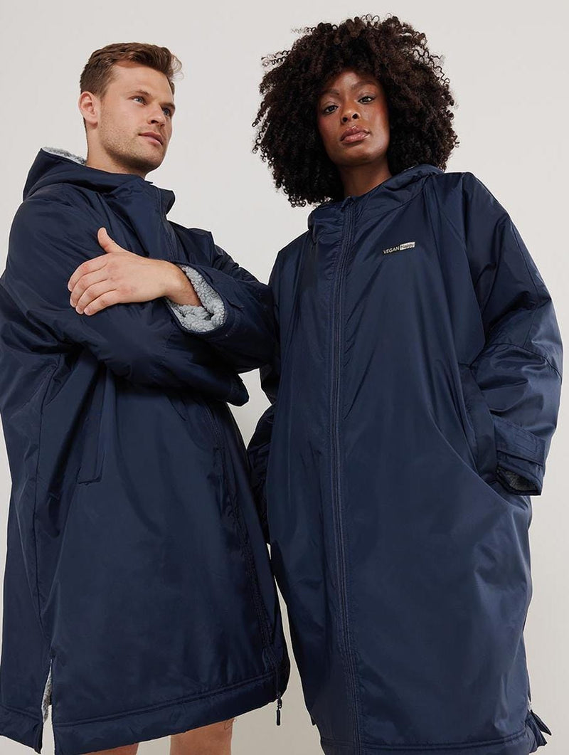 VEGAN Happy All-Weather Unisex Waterproof Robe & Camping Coat | Multiple Colours