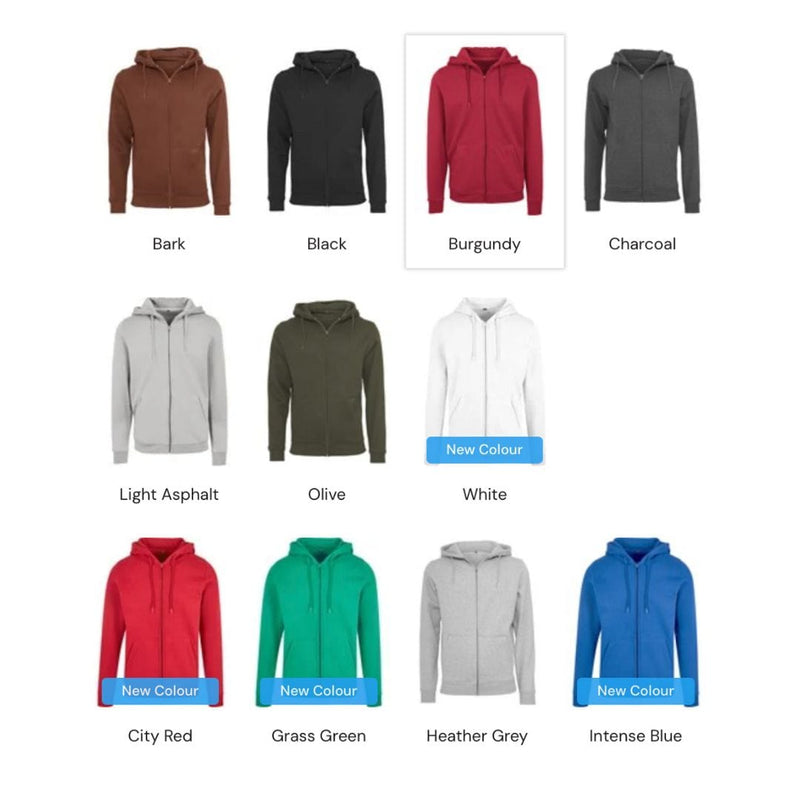 VEGAN Happy Vegan Men's Zipped Heavy Hoodie | Multiple Colours