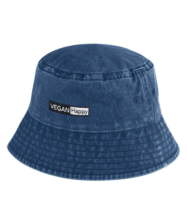 Vegan Vintage Washed Cotton Bucket Hat | Multiple Colours