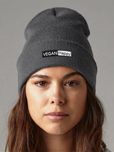 Immaculate Vegan - VEGAN Happy Vegan Unisex Recycled Original Cuffed Beanie | Multiple Colours