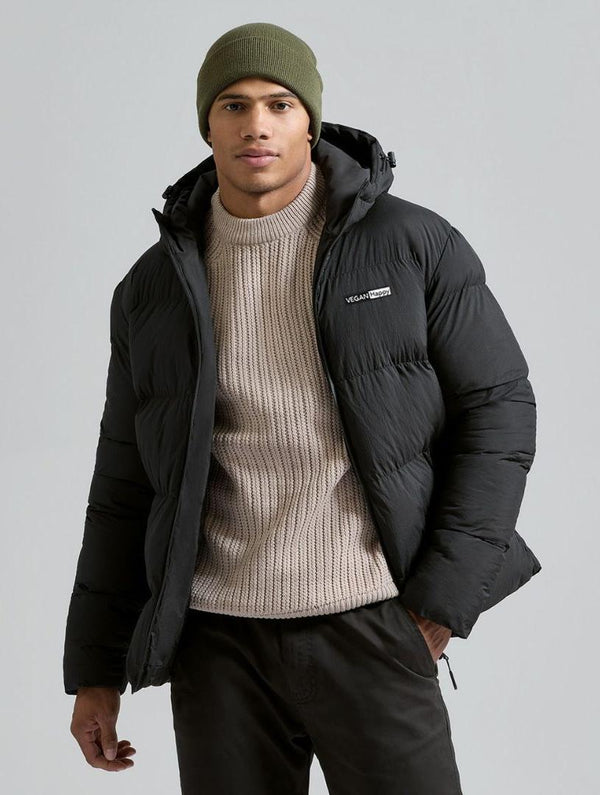 Men's Recycled Trailpeak Vegan Padded Jacket | Black