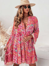 Immaculate Vegan - VEGAN Happy Vegan Kira Women's Boho Oversized Tunic Dress | Multiple Colours