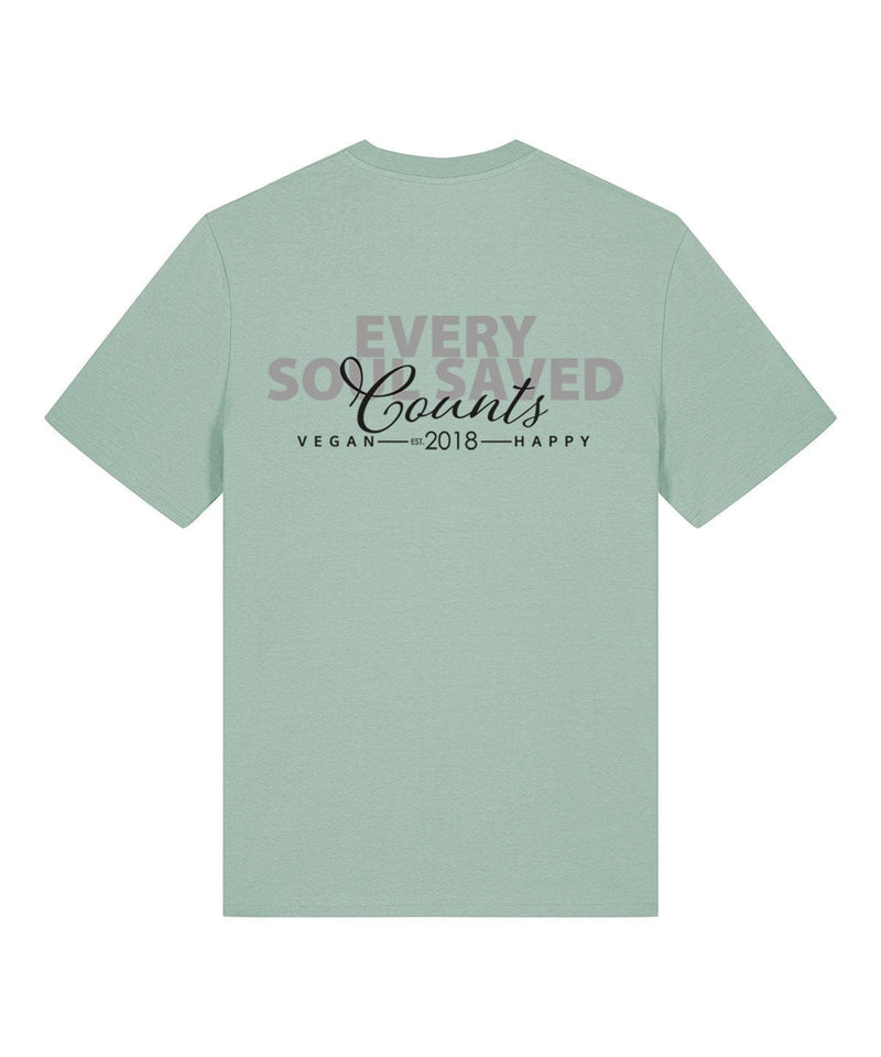 VEGAN Happy Vegan Creator Every Soul Saved Counts Unisex T-Shirt