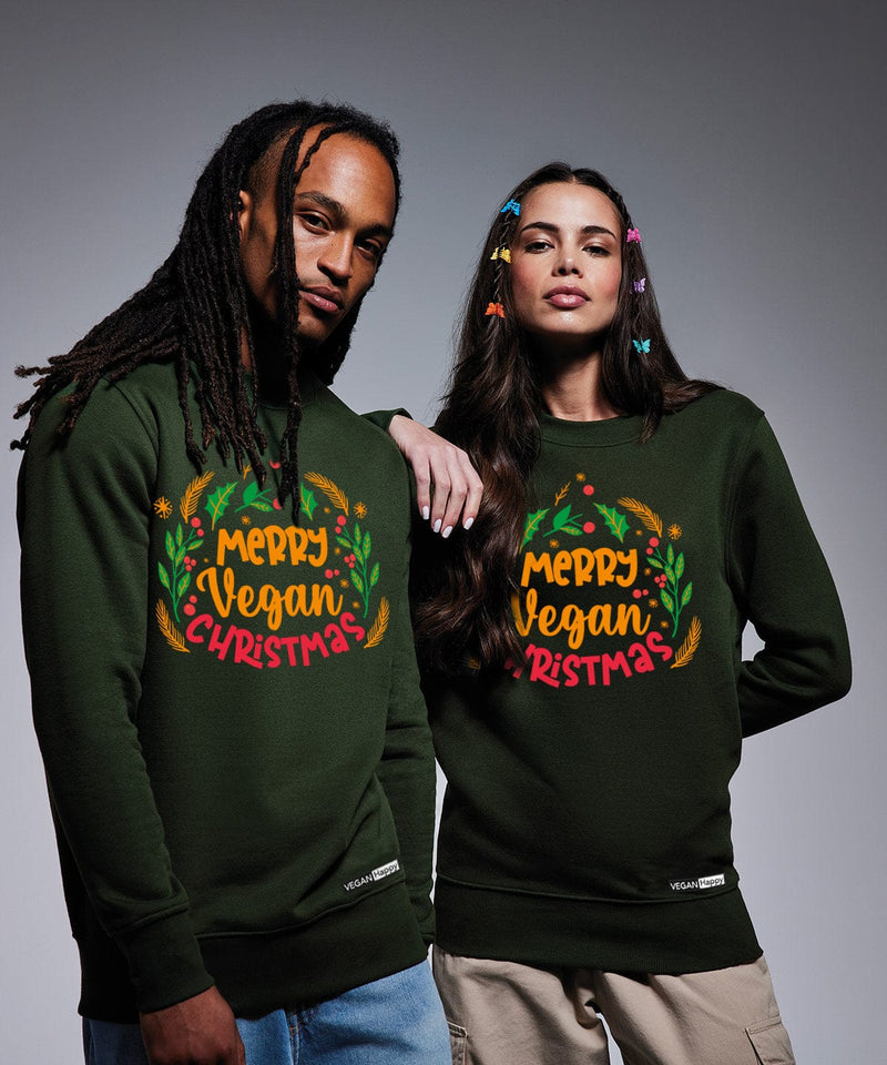 VEGAN Happy VEGAN Happy Christmas Sweatshirt | Multiple Colours