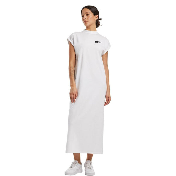 VEGAN Happy Vegan Women's Cotton Long Extended Shoulder Dress