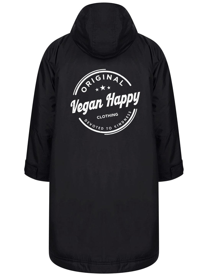 VEGAN Happy All-Weather Unisex Waterproof Robe & Camping Coat | Multiple Colours