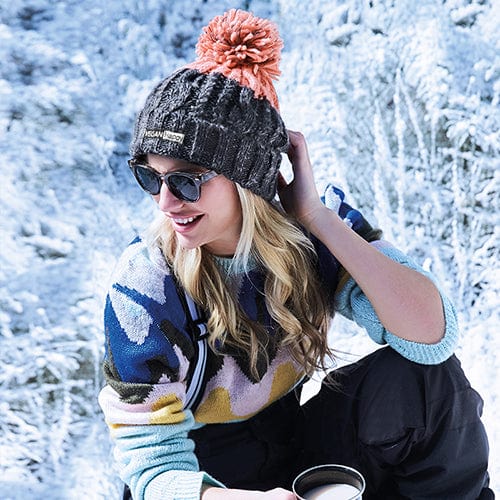 VEGAN Happy Vegan Apres Beanie | Multiple Colours