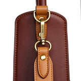 Immaculate Vegan - Biayna Sunrise Cactus Leather Vegan Crossbody Bag | Chestnut Honey Brown