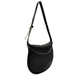 Immaculate Vegan - Thalie Adele Desserto® Cactus Leather Vegan Shoulder Bag | Black Black