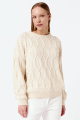 Immaculate Vegan - Mila.Vert Knitted cable knit sweater