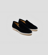 Immaculate Vegan - Women's Velvet Vegan Loafers | Black