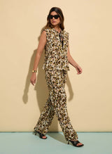 Immaculate Vegan - Baukjen Lauren Printed Wide Leg Trousers