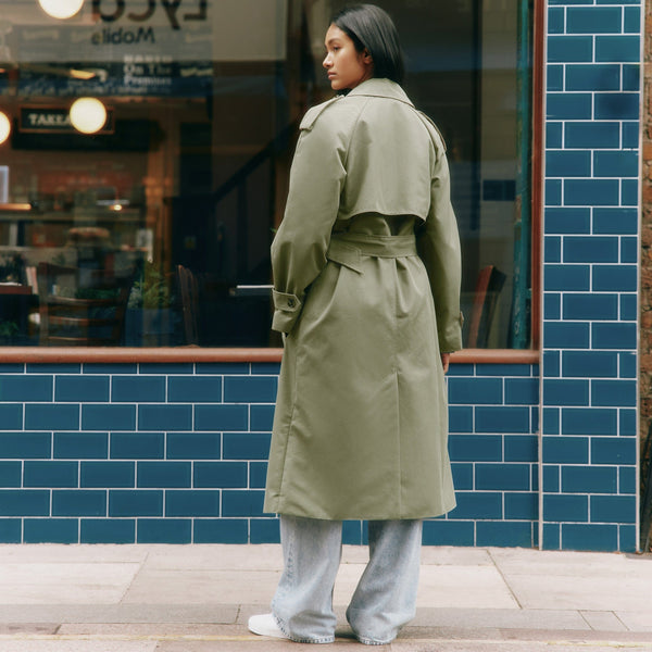 Albaray Double Breasted Classic Trench Coat