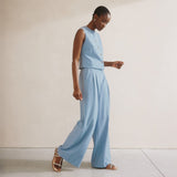 Immaculate Vegan - Albaray Tailored Waistcoat | Blue