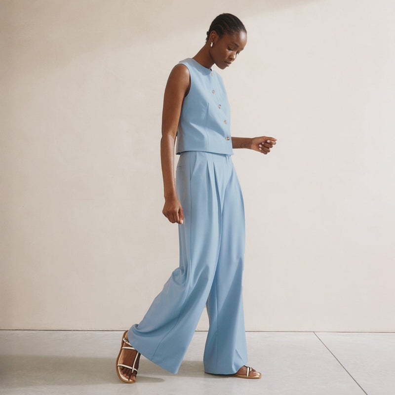 Albaray Tailored Waistcoat | Blue